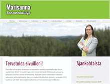 Tablet Screenshot of marisanna.fi